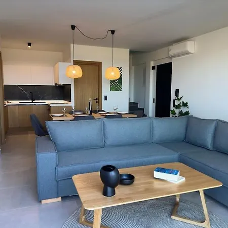Destino Deluxe Sea View With Private Pool 빌라 Goúrnes